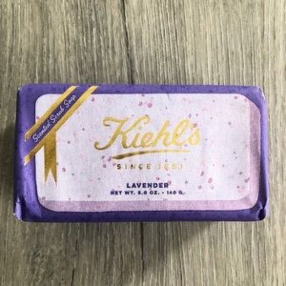 KIEHL'S Limited Edition Scrub Soap Bar Lavender - Picture 1 of 5